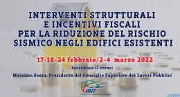 Quinta edizione – Interventi strutturali e incentivi fiscali per la riduzione del rischio sismico negli edifici esistenti